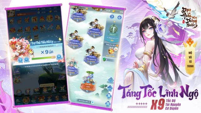 Tăng tốc lĩnh ngộ, x9 tốc độ tài nguyên cơ duyên