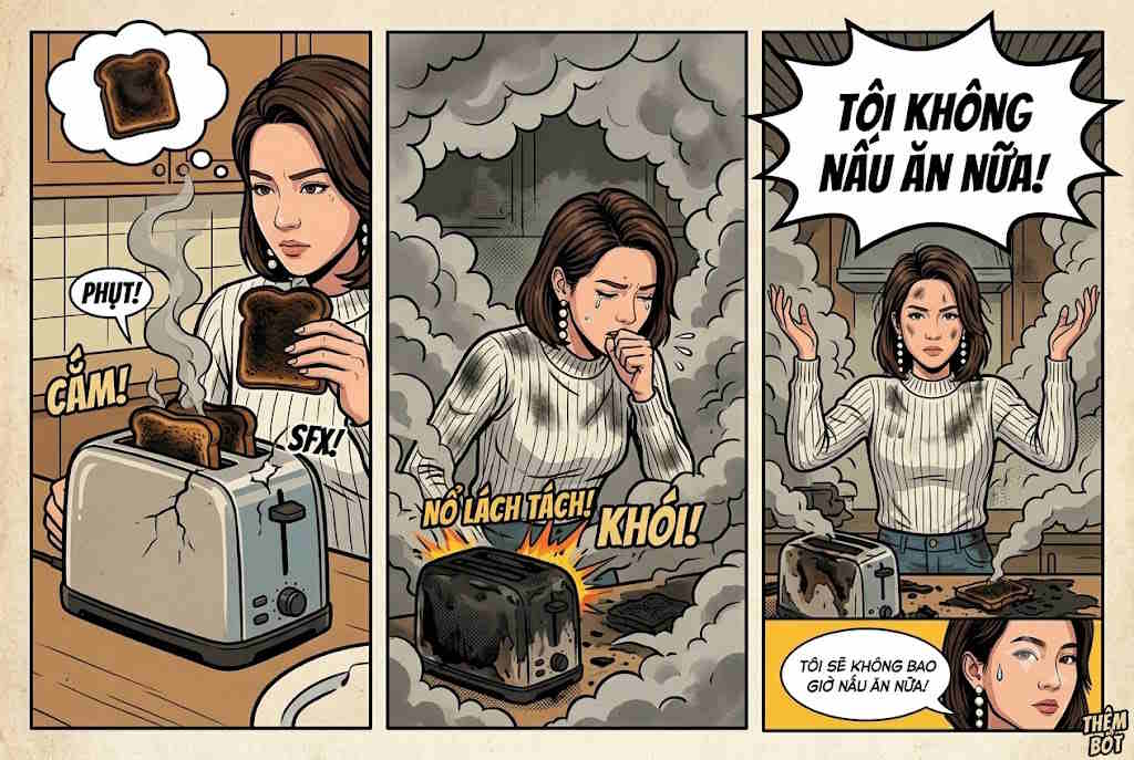 Truyện tranh do Gemini tạo
