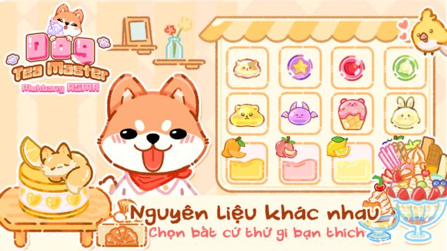 Nguyên liệu khác nhau, chọn bất cứ thứ gì bạn thích