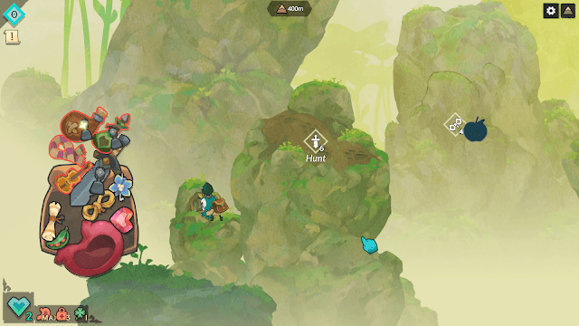 Bạn cần quản lý balo hợp lý để chinh phục ngọn núi trong game BARDA
