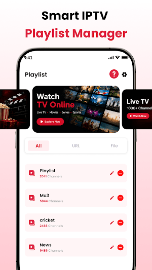 IPTV Online Player giúp bạn quản lý danh sách phát thông minh