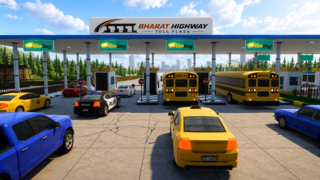 Quản lý trạm thu phí đường cao tốc trong game mô phỏng chiến lược Toll Plaza Simulator