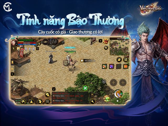 Tính năng Bào thương - Cày cuốc có giá, giao thương có lời