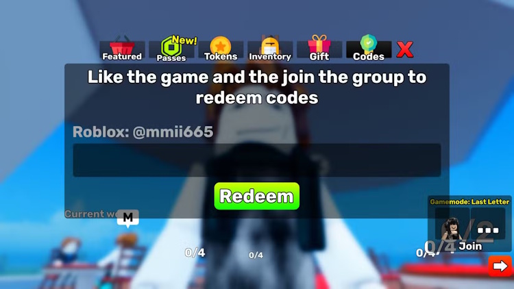 Cách đổi code Last Letter