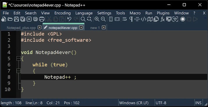 Notepad++