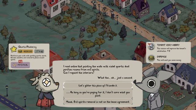 Khiến khách hàng hài lòng và xây dựng danh tiếng trong Tiny Tenants game