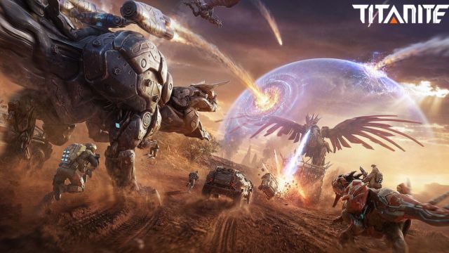 Titanite là game chiến thuật sinh tồn trong vũ trụ quái vật Mecha