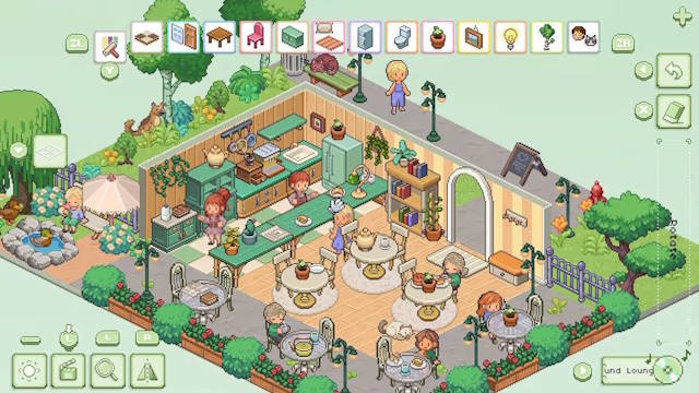 Pocket Nook là game thiết kế nội thất đồ họa Pixel dễ thương
