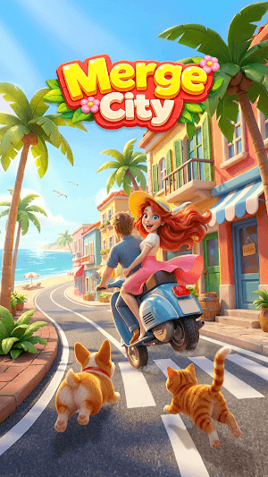 Merge City đưa bạn đến một thị trấn ven biển thơ mộng