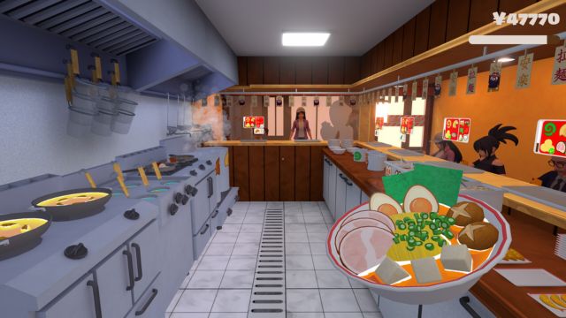 Tự tay chuẩn bị những bát mì ramen nóng hổi, chuẩn vị để phục vụ thực khách