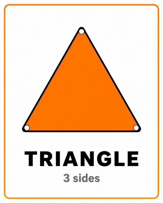 Flashcard hình tam giác