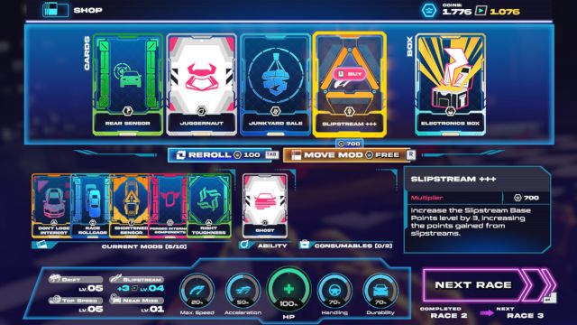Khám phá cửa hàng game Driving Rogue với rất nhiều nội dung hấp dẫn