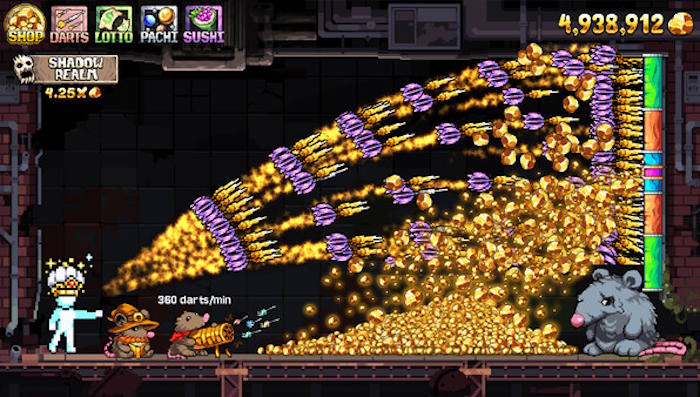 Fortune Mill là game clicker có lối chơi "gây nghiện"