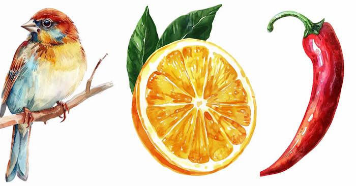 Clipart màu nước