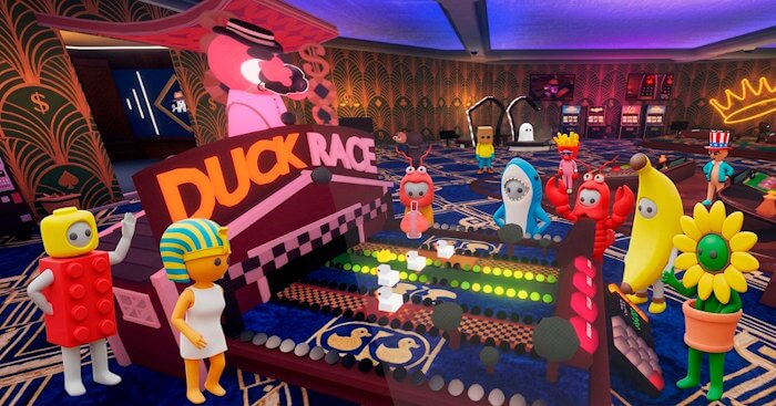 Mọi thành viên phải cùng nhau kiếm tiền để trả khoản nợ chung trong game Gamble With Friends