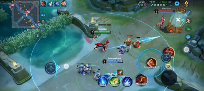 Chiến trường trong game Vương giả vinh diệu