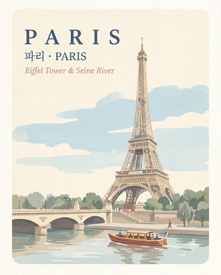 Poster du lịch Paris