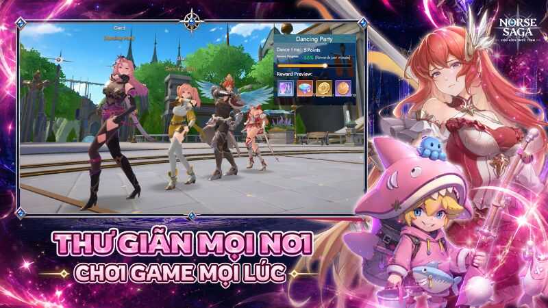 Có hệ thống hoạt động phong phú cho các game thủ tham gia