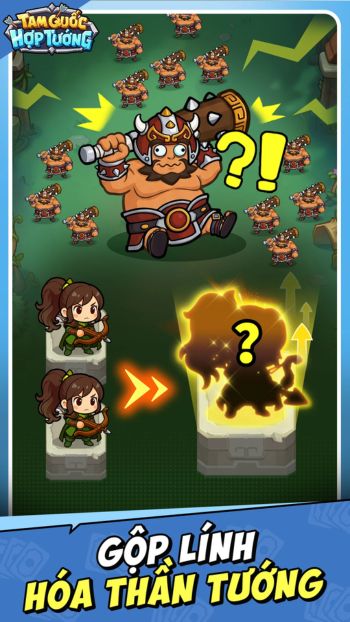 Gộp lính hóa thân tướng