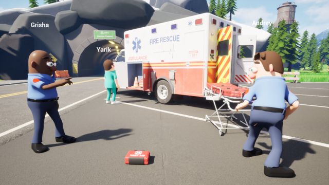 Emergency Buddies là party game hợp tác lái xe cứu thương hỗn loạn, hài hước