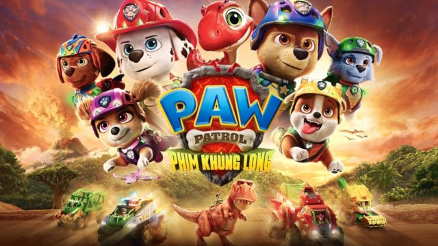 Poster phim hoạt hình Paw Patrol: The Dino Movie 2026
