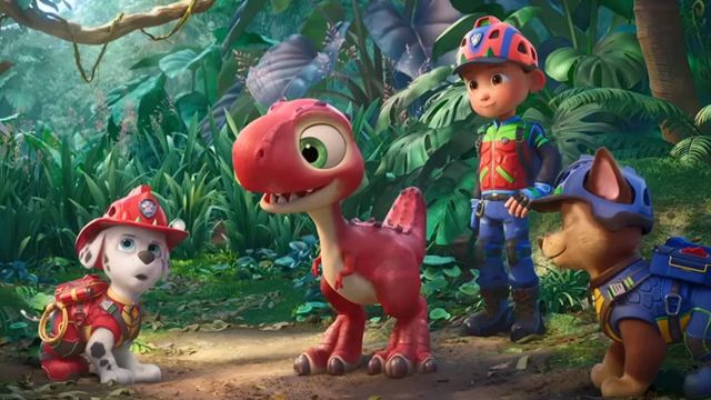 Cùng Đội đặc nhiệm siêu đẳng Paw Patrol giải cứu đảo khủng long trong chuyến phiêu lưu mới