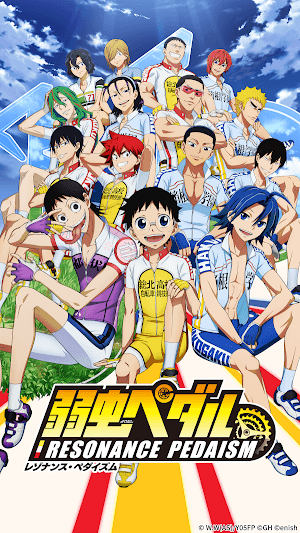 Yowamushi Pedal Resonance Pedism là game mô phỏng đua xe đạp đường trường mới trên di động