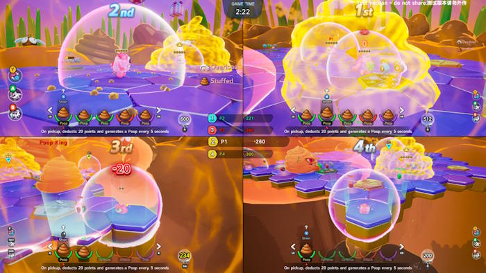Chơi game với tối đa 6 người trực tuyến hoặc 4 người chơi cục bộ