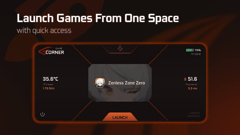 Red Corner - Game Space là trình khởi chạy game trên Android