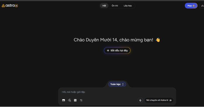 Đặt câu hỏi và nhận lời giải rõ ràng, ngay lập tức