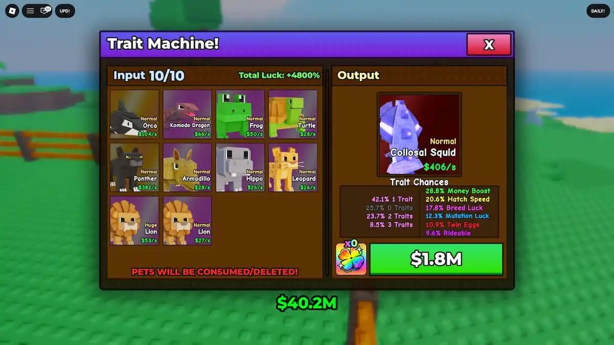 Máy tạo đặc tính Trait Machine