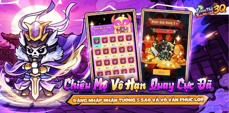 Đăng nhập nhận Tướng Quỷ Hùng Mã Siêu 5 Sao, mở màn sở hữu lực chiến đỉnh cao