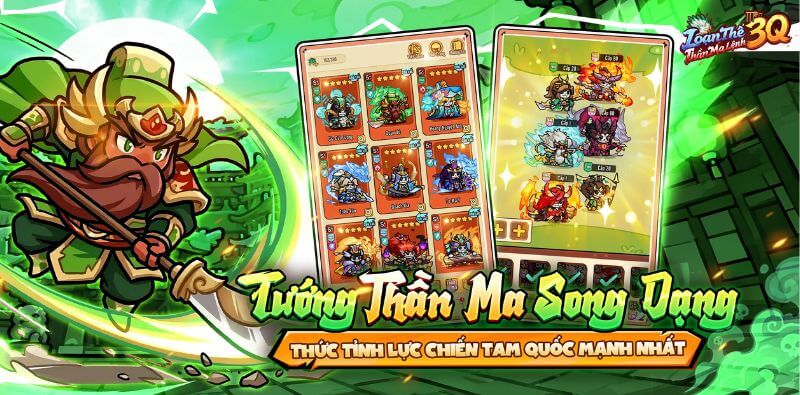 Quỷ Hùng hóa toàn diện các danh tướng Tam Quốc