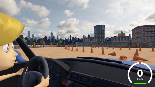 Bài học lái xe trong Teach My Little Sister How To Drive có độ khó tăng dần