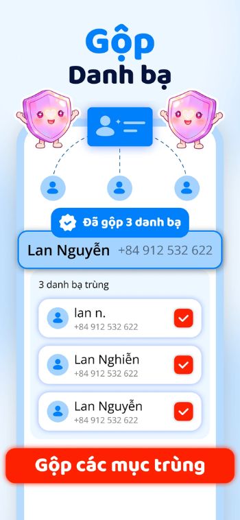 Gộp danh bạ
