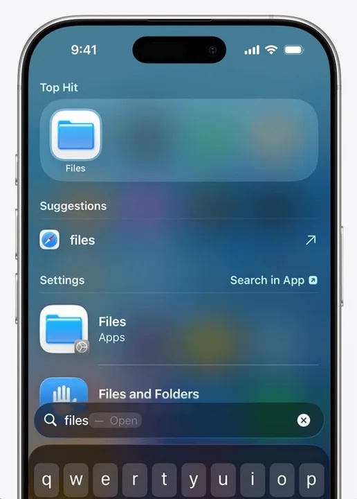 File đã tải trên iPhone