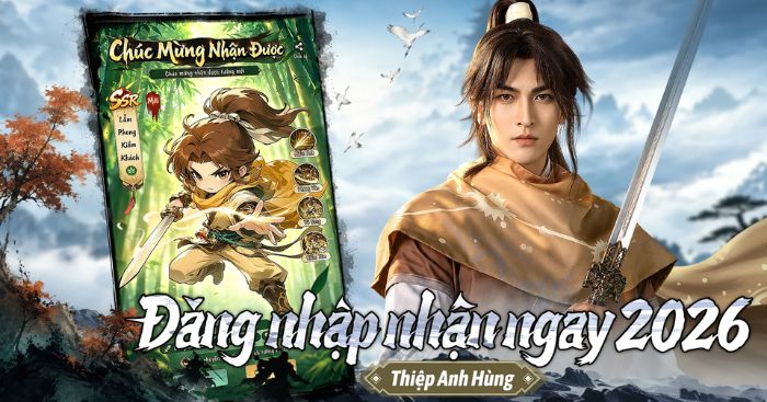 Đăng nhập nhận ngay thiệp anh hùng