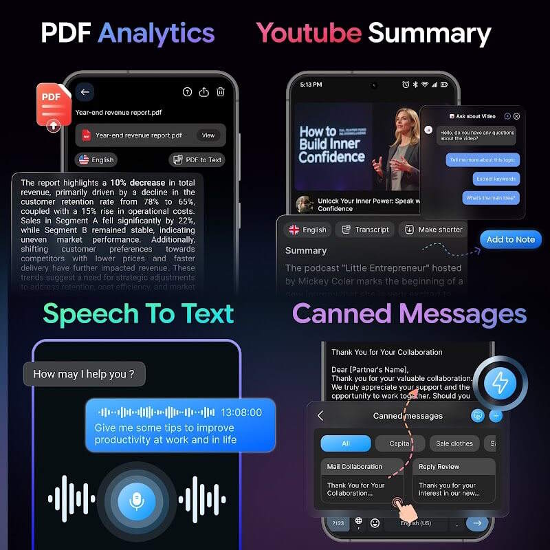 Phân tích tài liệu PDF, tóm tắt nội dung video YouTube