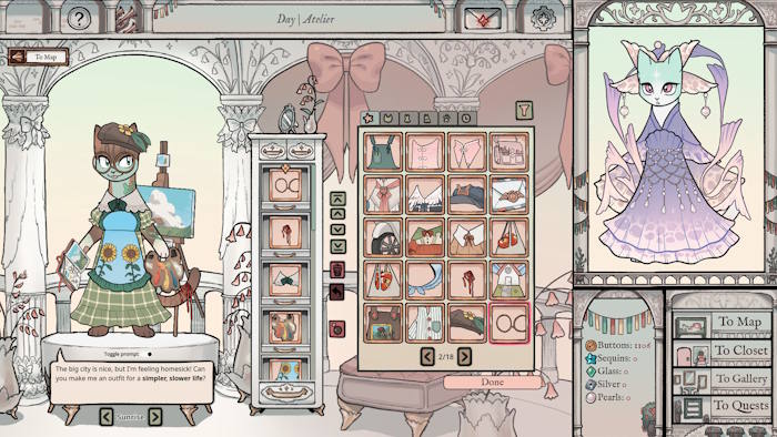 Kittycat Couture là game phối đồ thời trang ấm cúng cho mèo