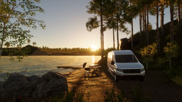 Vanlife Finland là game mô phỏng cuộc sống trên xe cắm trại ở đất nước Phần Lan xinh đẹp