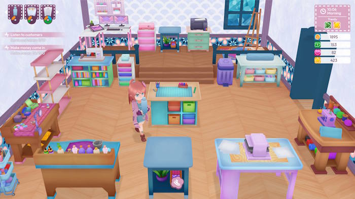 Craftiny là game mô phỏng xưởng làm đồ handmade ấm cúng