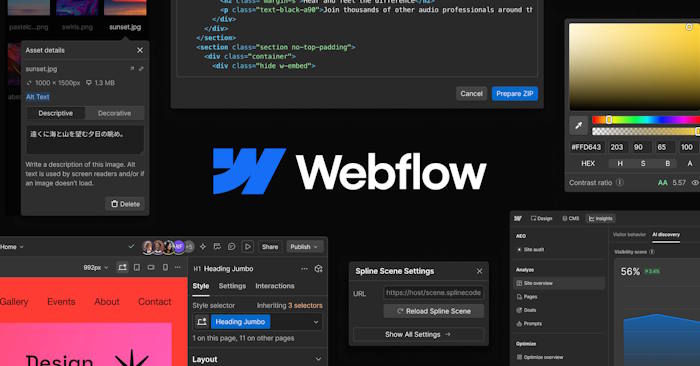 Webflow là nền tảng thiết kế và phát triển web trên trình duyệt