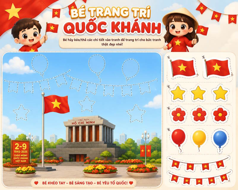 Game trang trí Quốc Khánh