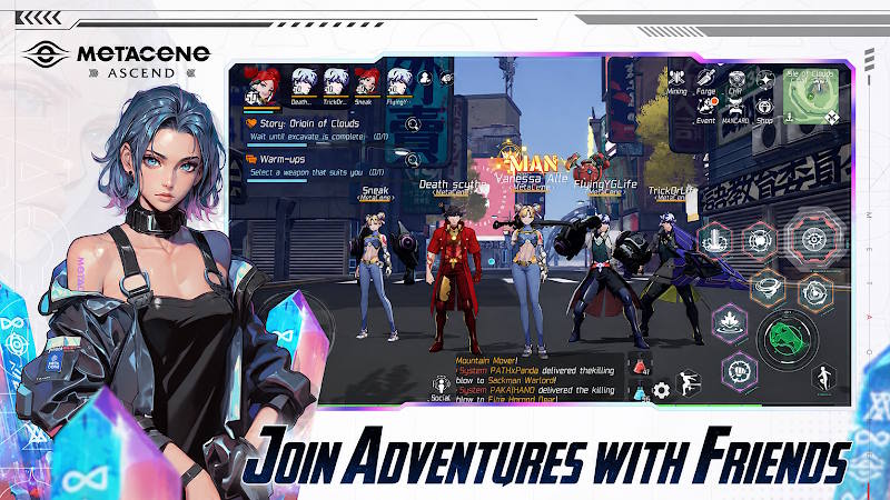 Cùng bạn bè bước vào hành trình khám phá vùng đất hậu tận thế trong game METACENE:ASCEND