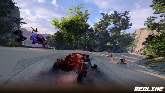 Đua xe địa hình phá hủy bùng nổ trong Redline: Stampede