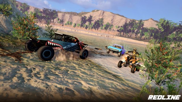 Học cách thích nghi và phản xạ nhanh để chiến thắng trong Redline Stampede game