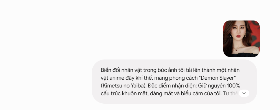 Prompt tạo ảnh Demon Slayer trên Gemini
