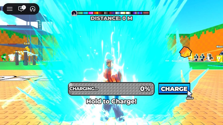 Nạp năng lượng trong Power Blast Lucky Block