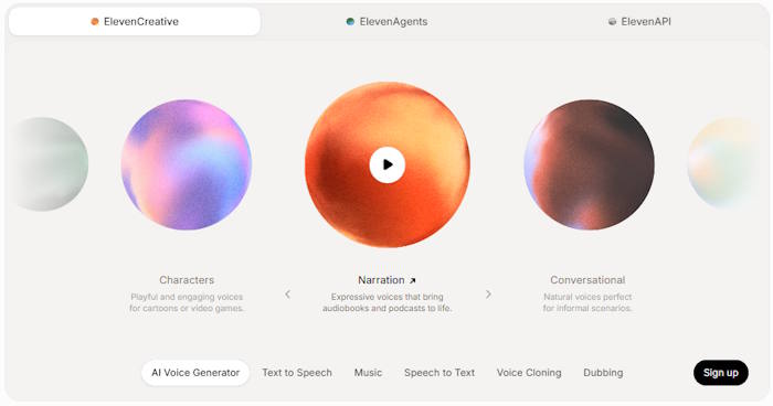 ElevenLabs là nền tảng tạo giọng nói AI