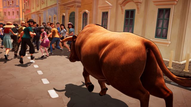 Hóa thân thành bò tót nổi điên quậy banh thành phố trong Bull Simulator